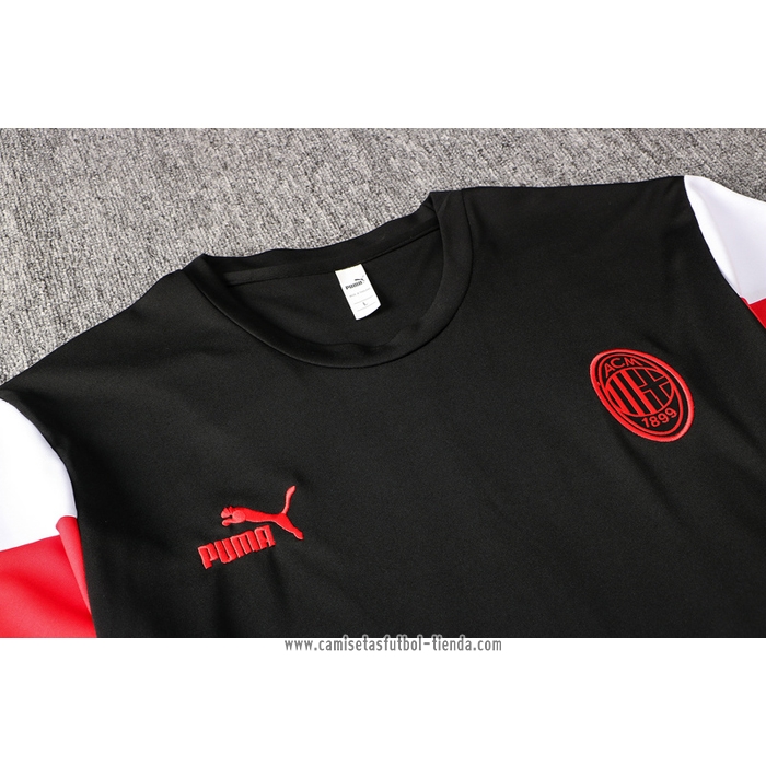 Chandal del AC Milan 2021 2022 Manga Corta Negro